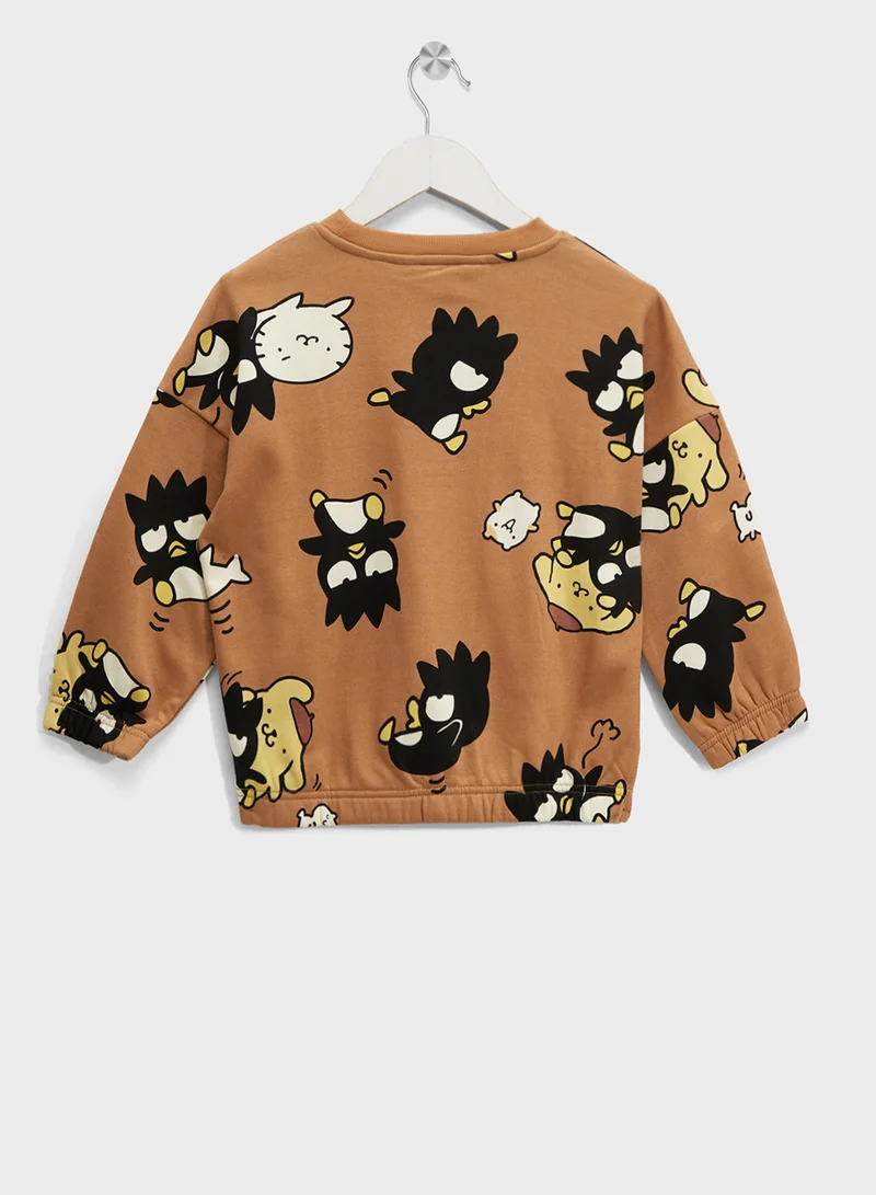 H&M 2-Piece Printed Sweatshirt Set