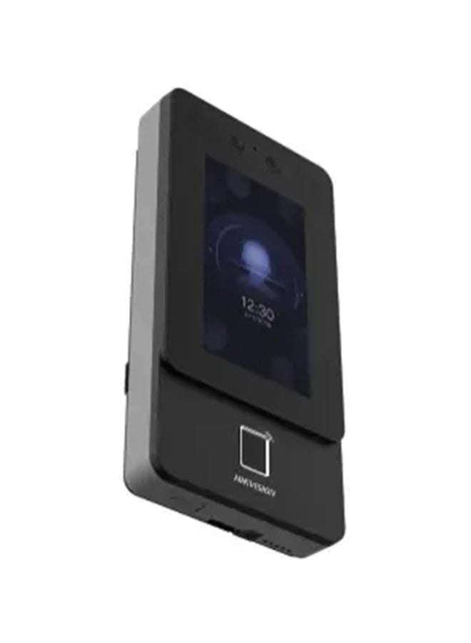 HIKVISION Ds-K1T342MFWX-E1 POE Face Access Terminal With Face, 4.3" LCD Touch screenFinger & Card Access With Wi-Fi, Supports ISAPI, ISUP5.0, Max.1500 Faces Capacity, IP65, Black | DS-K1T342MFWX-E1 - Image 2