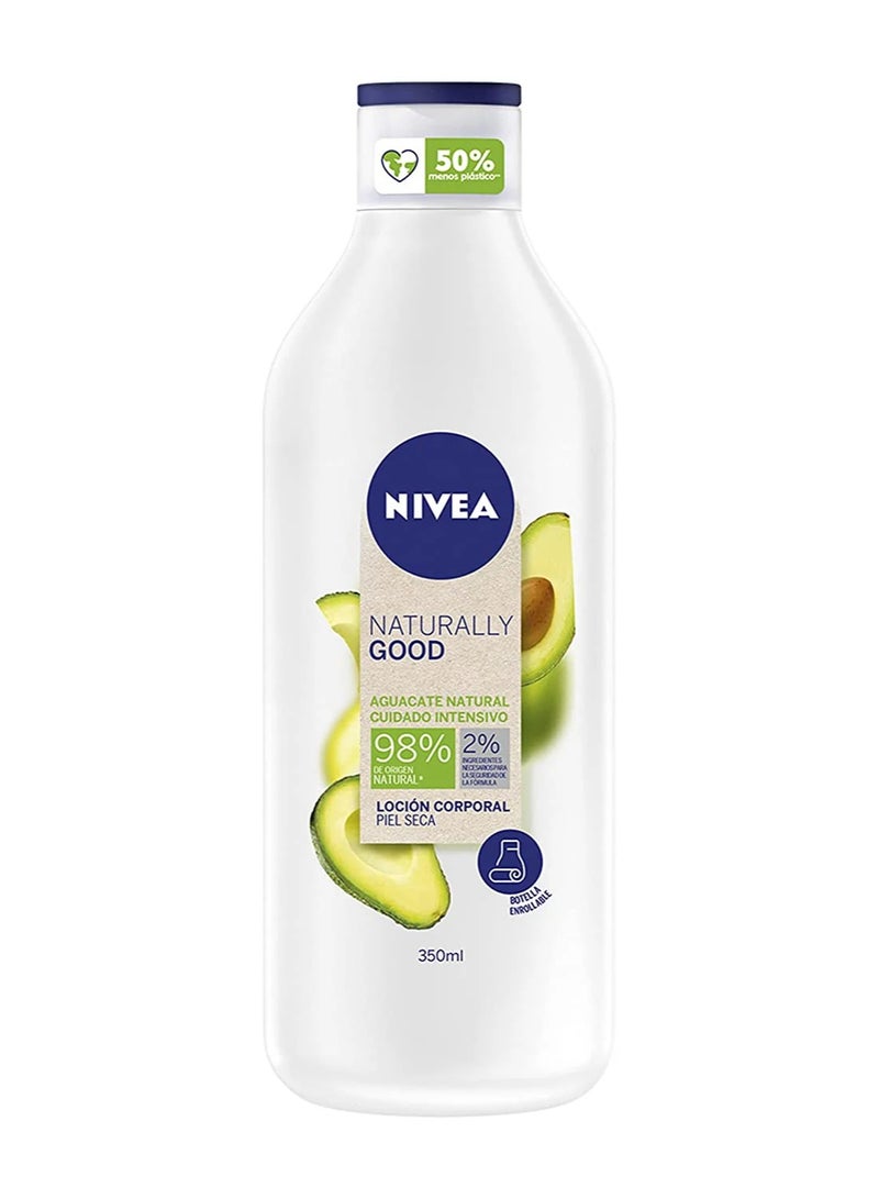 لوشن للجسم برائحة الأفوكادو الطبيعي من ناتشورالي جود - 350 مل