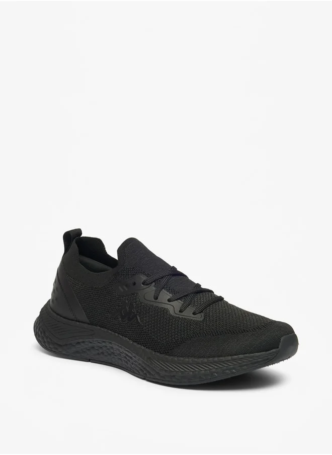 Kappa Men's Textured Sports Shoes with Lace-Up Closure