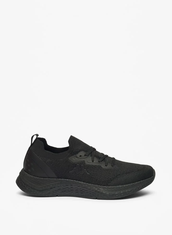 Kappa Men's Textured Sports Shoes with Lace-Up Closure