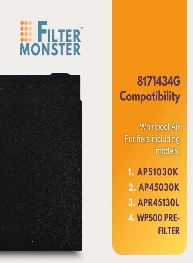 Filter-Monster.com Carbon Replacement Compatible with Kenmore 83378 Pre-Filter, 4 Pack, For Models 83202, 83200, 83230, 83354, 83355 - Image 3