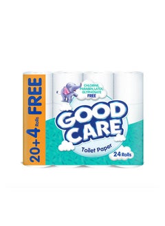 GOOD CARE Toilet Paper Rolls Pack of 20+4 Free 