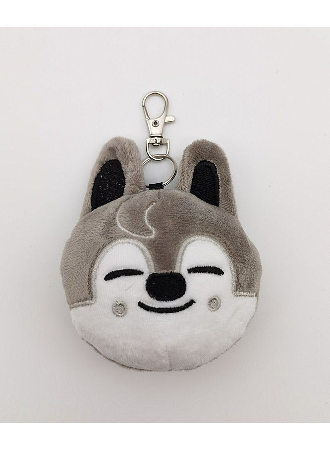 NIBEMINENT 1 Piece Skzoo Keychain Plush Toy Stray Kids Pendant 