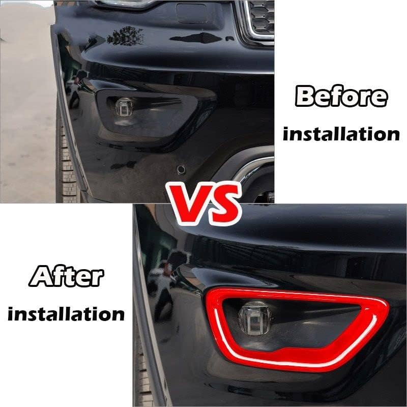 Yurefax Fog Lamp Hoods for Jeep Grand Cherokee - Image 4