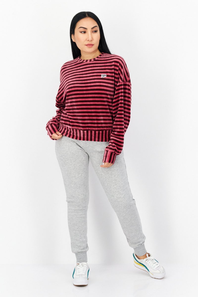 PUMA Women Oversized Long Sleeve Outdoor Sweatshirt, Pink - Image 2