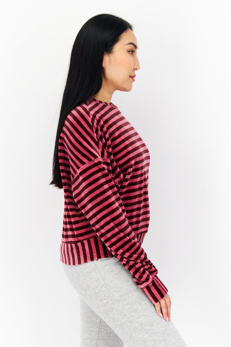 PUMA Women Oversized Long Sleeve Outdoor Sweatshirt, Pink - Image 4