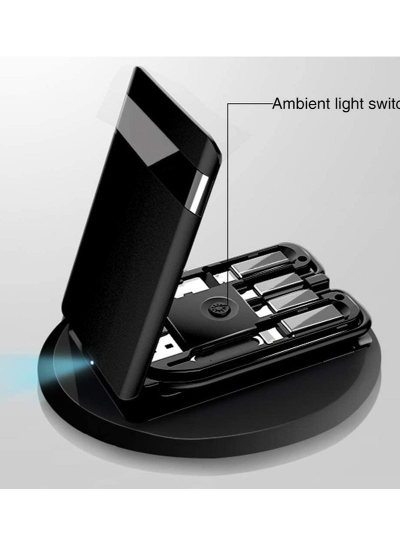 Gravity Urban Survival Card Data Cable, Multi-Type Charging Cable Convertor, Multi-Function Wireless Charger Adapter, Built-in Card Reader, Can Use as Phone Holder - Image 4