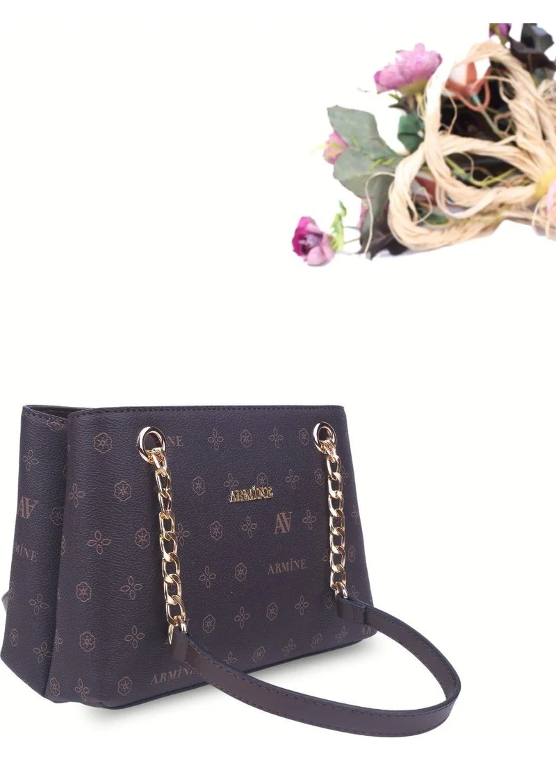 ARMINE 332 Women's Printed Hand & Shoulder Bag