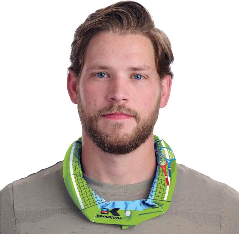 KOOLGATOR Evaporative Cooling Neck Wrap – Reusable Neck Cooler with Long Lasting Relief During Hot Weather Activities, Sports, & Outdoor Work, Tennis Court, 1 Pack - Image 1