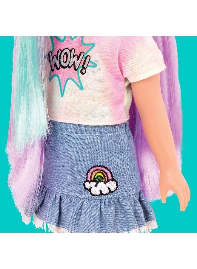 Glitter Girls - Luma 14Inch Posable Doll With Hair Extension  Pink Hair Bow Hair Clips And Colorful Outfit  Toys Clothes And Accessories For Kids Ages 3 And Up - Image 1