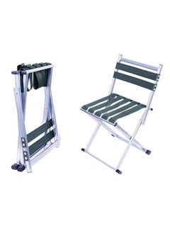 Folding Camping Chairs Portable Fishing Chairs, Portable Stool Chair, Green Fishing Chairs for Adults, 30 Inch Height Outdoor Chairs for Camping Chairs, BBQ, Gardening, Picnic & Travel Hiking