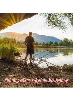 Folding Camping Chairs Portable Fishing Chairs, Portable Stool Chair, Green Fishing Chairs for Adults, 30 Inch Height Outdoor Chairs for Camping Chairs, BBQ, Gardening, Picnic & Travel Hiking - pzsku/Z3191DED49A1CEF9CA769Z/45/_/1710078923/223c6675-9927-42fb-9e94-8ad6fe260425