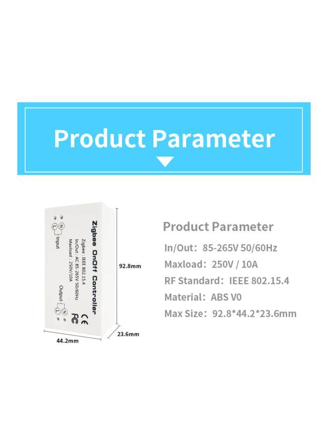 Loquat Multifunction Controller Switch White/Black - Image 5