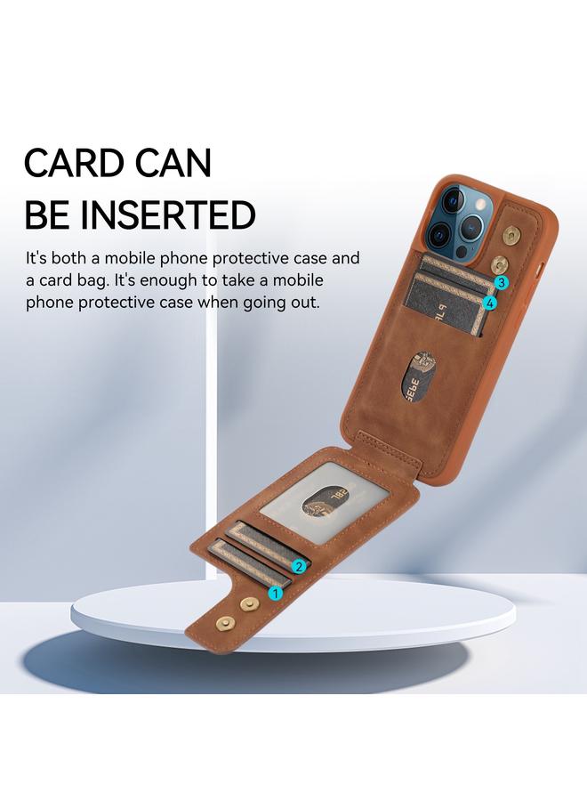 اس-توب جراب لهاتف iPhone 12 / 12 Pro Armor Ring Wallet غطاء خلفي للهاتف - Image 4