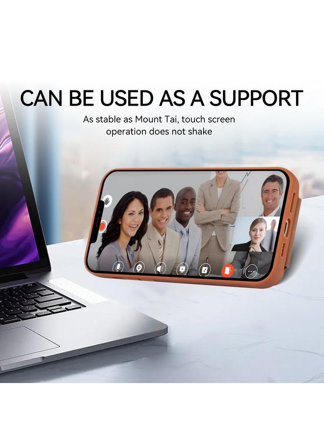 اس-توب جراب لهاتف iPhone 12 / 12 Pro Armor Ring Wallet غطاء خلفي للهاتف - Image 5