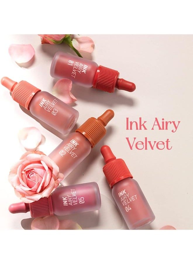 Peripera Ink Airy Velvet Lip Tint 0.14 fl. oz - (#03 CARTOON CORAL) - Image 4