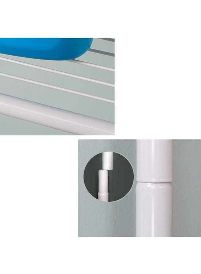 Smart Bathroom Organizer: 3-Tier Over-the-Toilet Metal Storage Rack Maximize your bathroom space with this sleek, space-saving organizer. Specially designed to turn the unused area above your toilet or washing machine into a fully integrated, modern storage unit. - Image 4