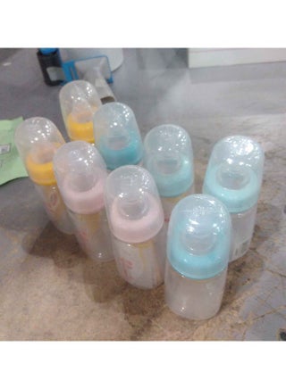 Slim Neck Plastic Bottle Clear 120ML - Assorted - view 3