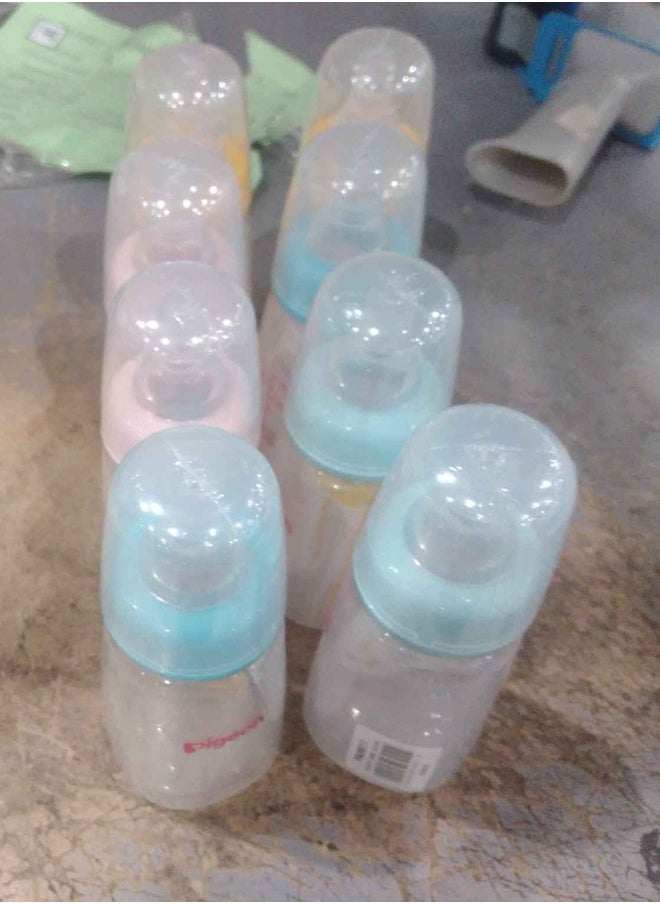 pigeon Slim Neck Plastic Bottel Clear 120ML Assorted  - Image 4