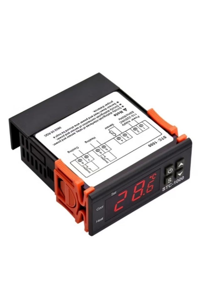 Generic Digital Temperature Controller STC-1000 Intelligent Temperature Regulator AC 110~220V Refrigerator Thermostat Support Heating/Cooling/Temperature Correction/Delayed Start/High or Low Temperature Alarm  - Image 4