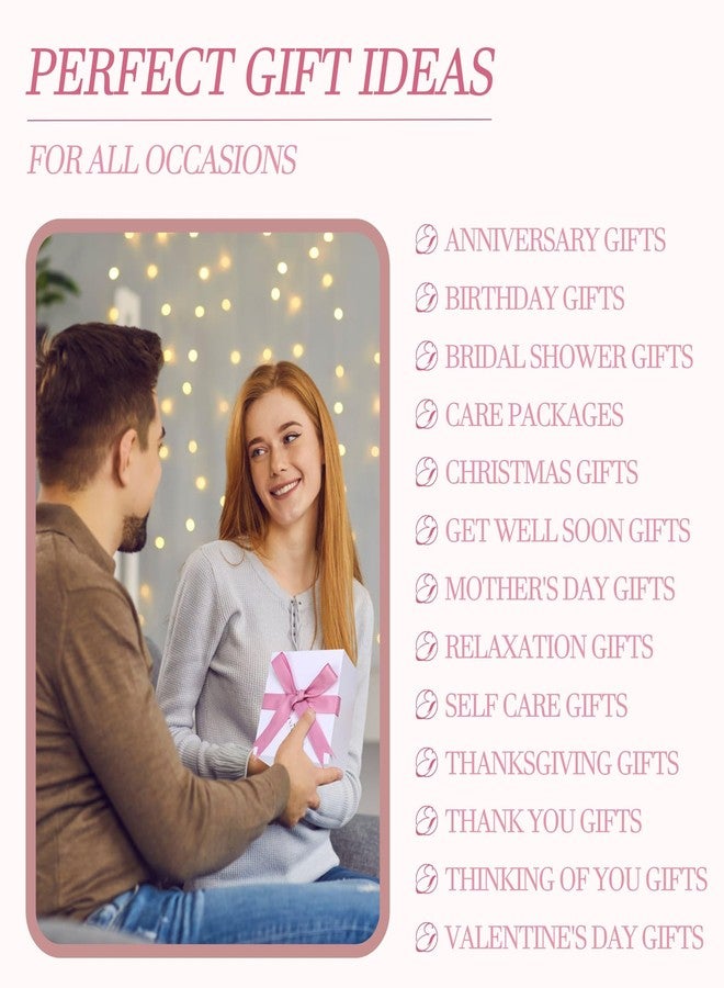 EXTALOW Spa Gifts for Women Bath and Body Gift Basket Mothers Day Gifts Rose Home Spa Set Self Care Gifts for Mom Sister Her Wife Birthday Gifts for Women Spa Kit Care Package Thank You Gifts - Image 5