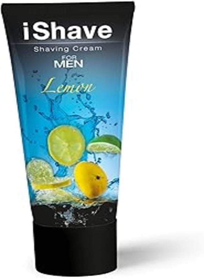 Five Fives Five Fives IShave Lemon Shaving Cream for Men - 90 gm 