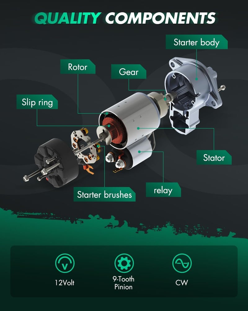 SCITOO محرك بدء التشغيل مناسب للياماها FX1 1994-1995، للياماها WaveBlaster 700 1993-1996، للياماها WaveRaider 700 1994-1997 بديل محرك بدء التشغيل 64X81800-00 - Image 5