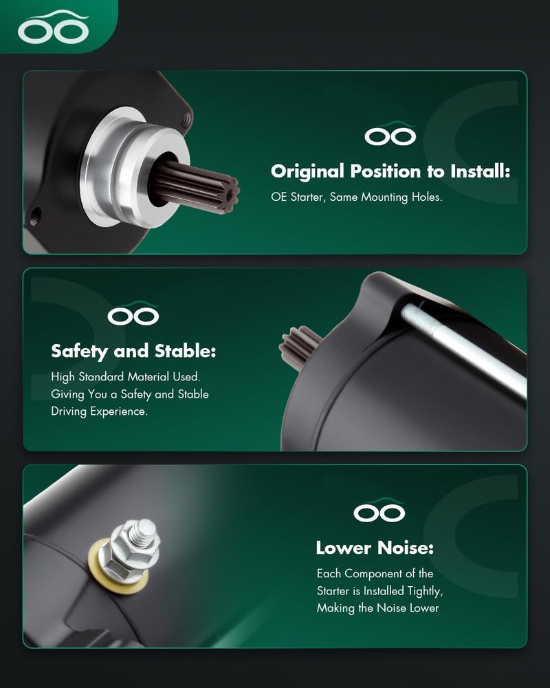 SCITOO محرك بدء التشغيل مناسب للياماها FX1 1994-1995، للياماها WaveBlaster 700 1993-1996، للياماها WaveRaider 700 1994-1997 بديل محرك بدء التشغيل 64X81800-00 - Image 4