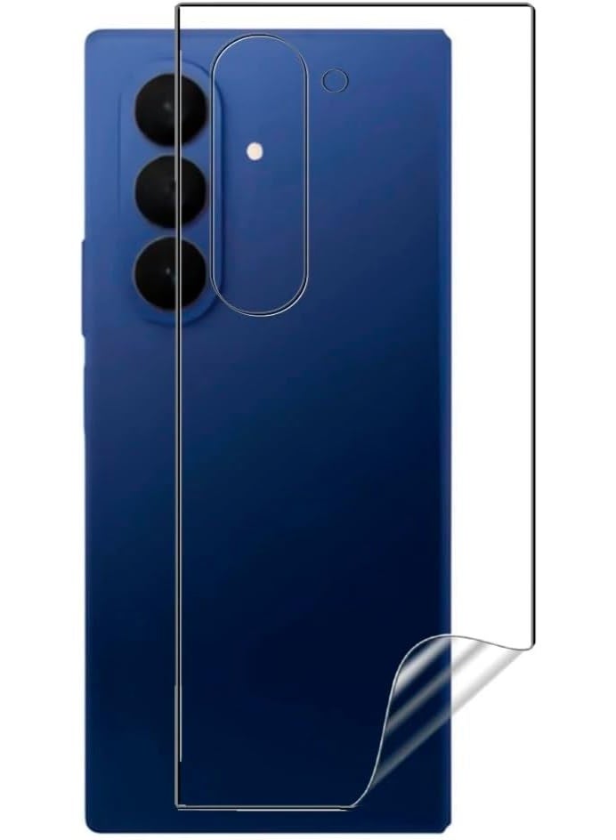 Muzz درع غير مرئي 3 في 1 فيلم هيدروجيل لجهاز سامسونج Z Fold 7 واقيات شاشة خلفية ناعمة مضادة للخدش HD للداخل والخارج لجهاز Galaxy Z Fold7 5G ليس زجاج 2 (عبوة) - Image 3