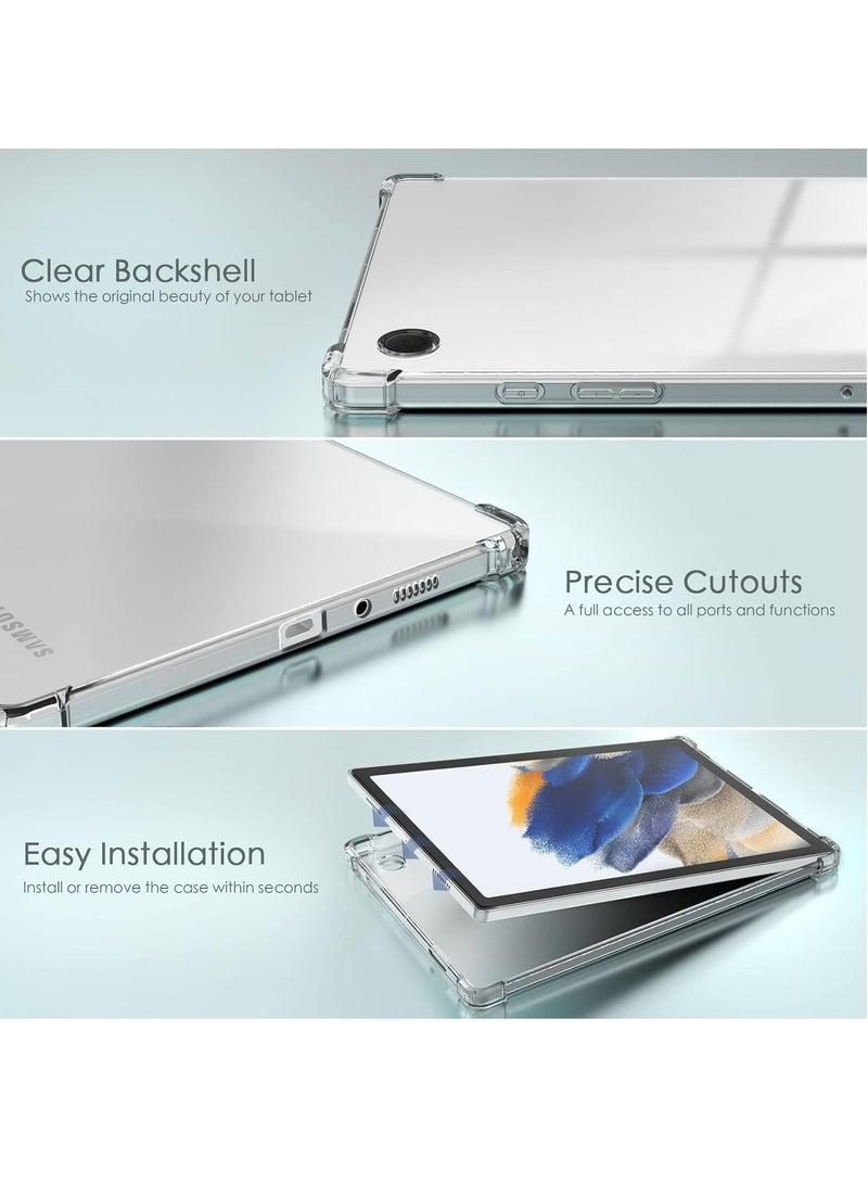 DUSALA T Tersely Clear Case Cover for Samsung Galaxy Tab A9 8.7 inch(SM-X110, SM-X115), Air Hybrid Slim Fit Shockproof Crystal TPU Protective Case Cover for Samsung Galaxy Tab A9 2023 - Image 4