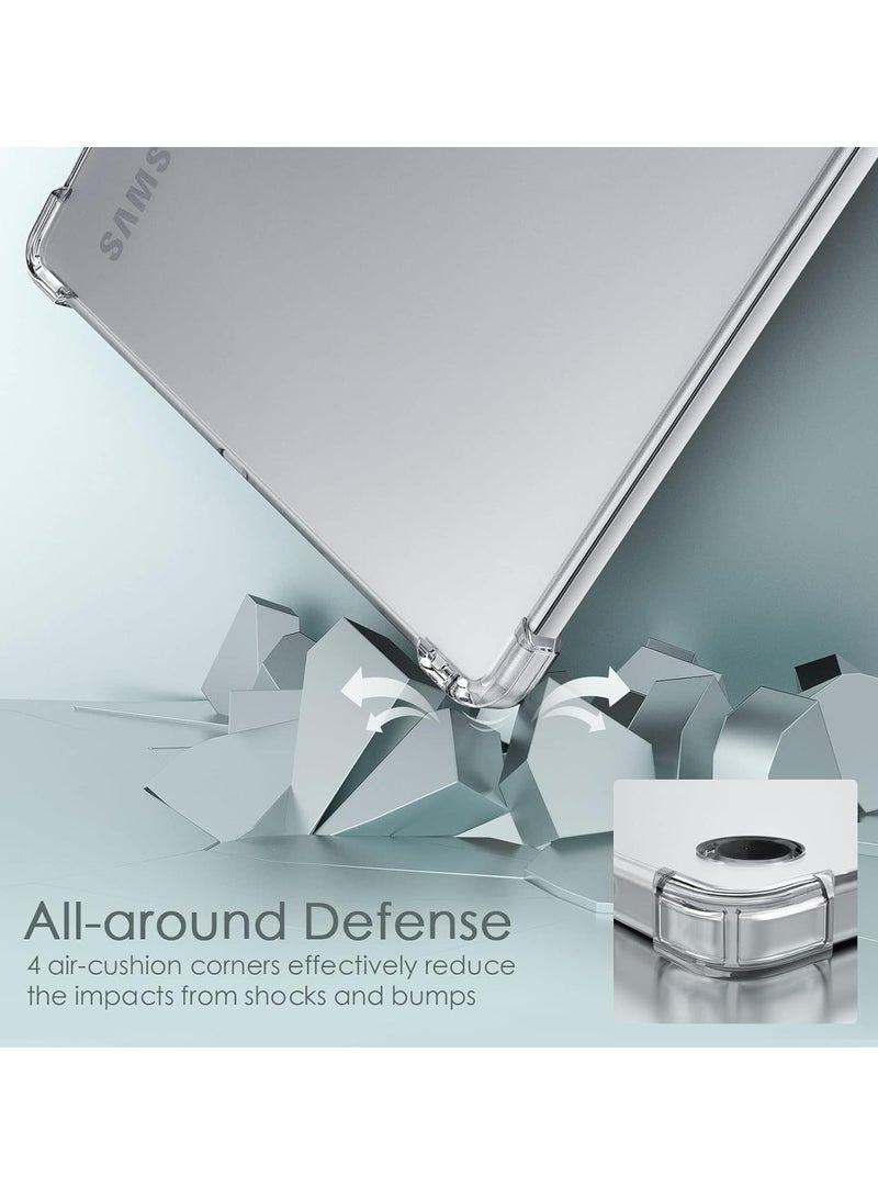 DUSALA T Tersely Clear Case Cover for Samsung Galaxy Tab A9 8.7 inch(SM-X110, SM-X115), Air Hybrid Slim Fit Shockproof Crystal TPU Protective Case Cover for Samsung Galaxy Tab A9 2023 - Image 5