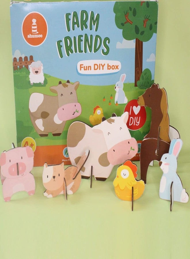 shumee DIY 3D Activity Box - Farm Themed (6 Years+) | Multicolor | All-in-one Kit | Safe for Children | Pretend Play | Eco Friendly | Handcrafted in India - Image 5