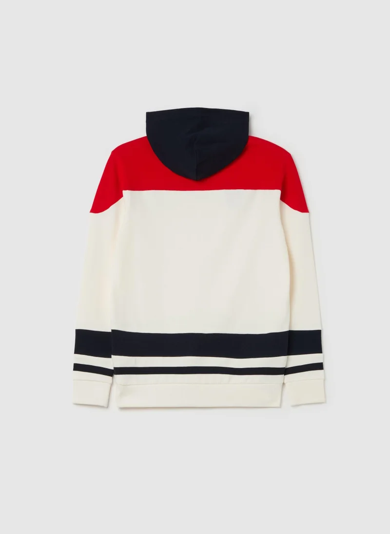 او في اس Sweatshirt With Hood And ''Ath.Ldn'' Embroidery