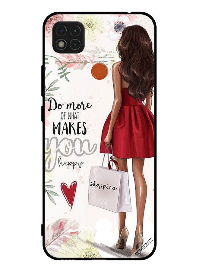 Covernex Protective Case Cover For Xiaomi Redmi 9C Shopping Makes Me Happy - Image 1