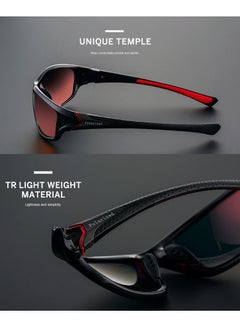 NIBEMINENT Men's Polarized UV Sunglasses Outdoor Sports Cycling Glasses for Walking Fishing  - Image 4