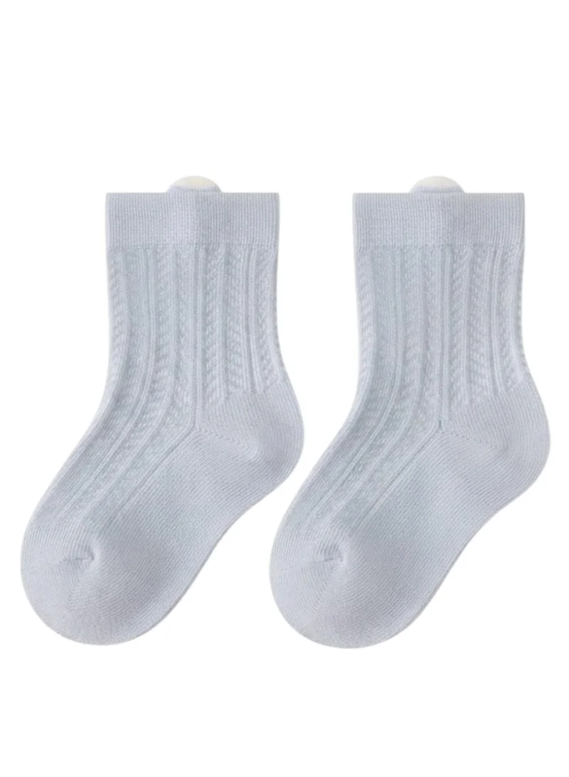 Bambimici Baby Minimalist Socks 5 Pairs - Baby Blue
