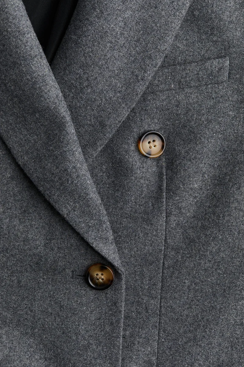 اتش اند ام بليزر بصف مزدوج من الأزرار