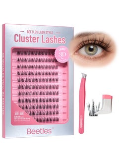 beetles Gel Polish Beetles Lash Clusters 9-16Mm Cluster Eyelash Extensions 168Pcs Individual Lashes 3D Natural Manga False Eyelashes Wispy Cc Curl Eyelash Clusters Diy Cluster Lashes Candy (Cmc002, 9-16Mm)  - Image 1