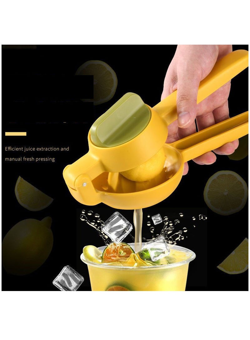 Professional Hand Juicer Kitchen Tool Extractor Lemon Squeezer Yellow/Blue Randomly Assorted  - Image 3