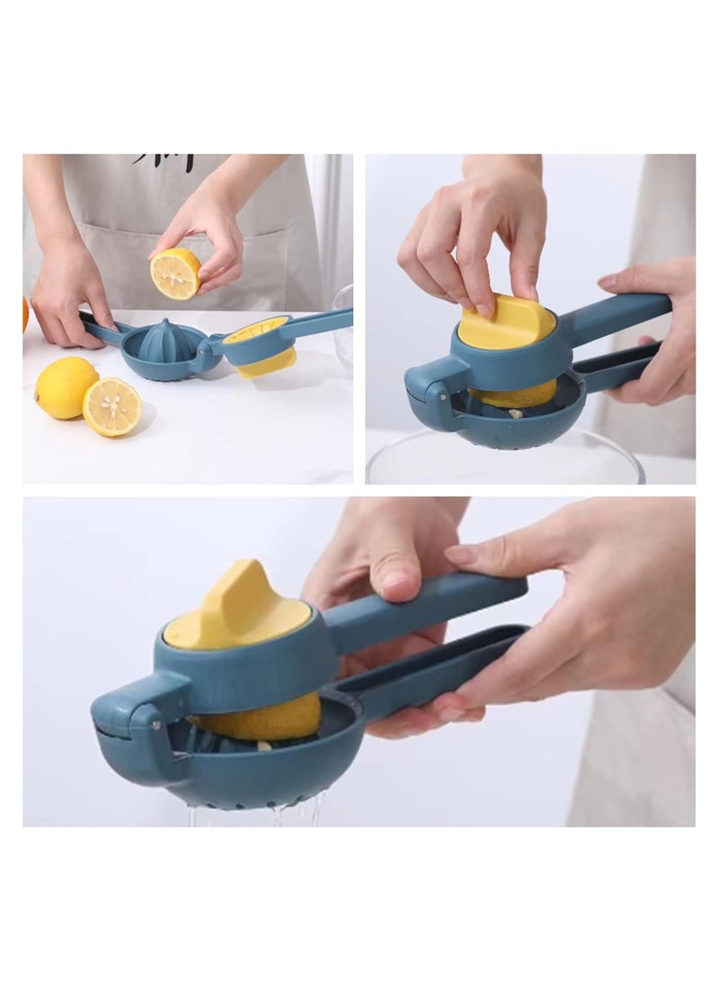 Professional Hand Juicer Kitchen Tool Extractor Lemon Squeezer Yellow/Blue Randomly Assorted  - Image 2