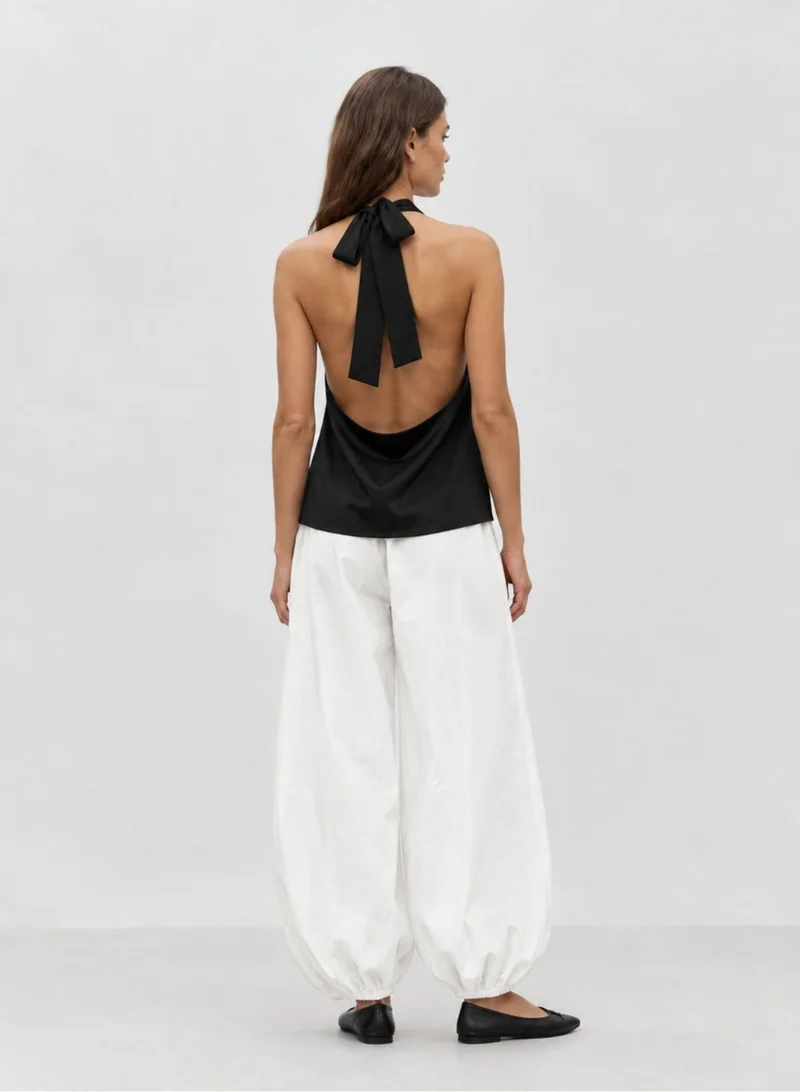 فيرو مودا VMCHARM Halterneck Top Woven