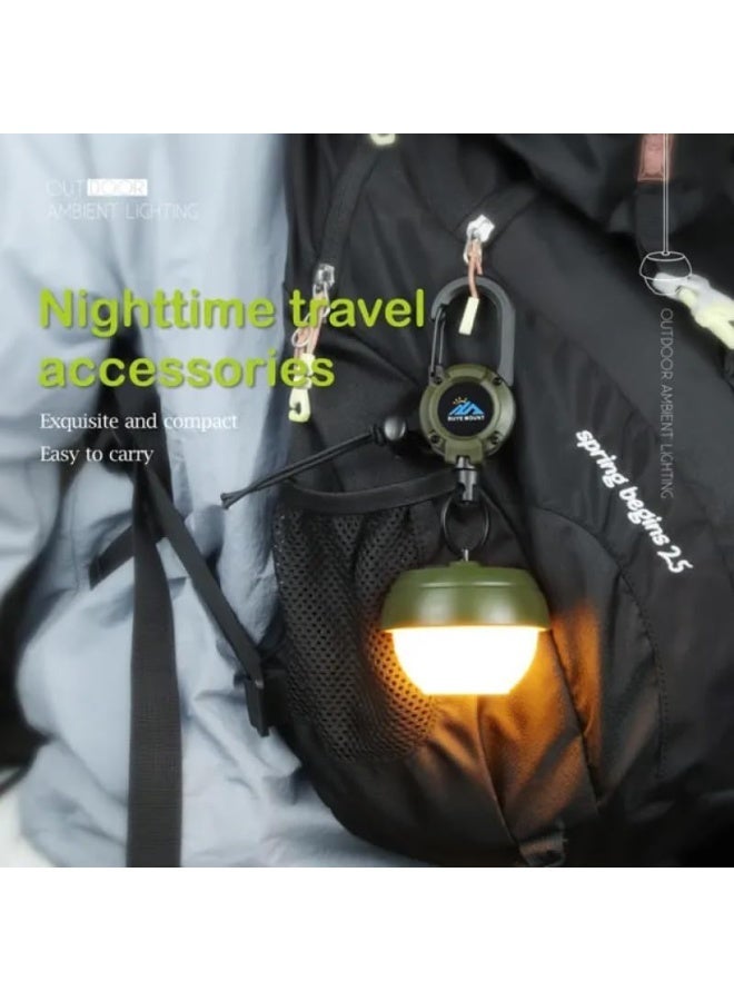 QLIGHT (2Pack) Camping Lantern Rechargeable Outdoor Camping Light,Battery Powered Portable Bright Tent Lamp, 5 Light Modes,Waterproof Led Light For Camping & Hiking - Image 2