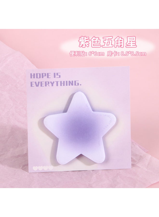 HELPS ملاحظات لاصقة على شكل قلب بتدرج لون الخدود - Image 1