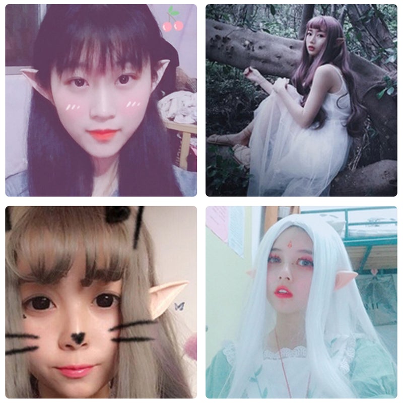 6 Pairs Halloween Latex Elf Ears Cosplay Masks Fairy Goblin Ears - Image 4