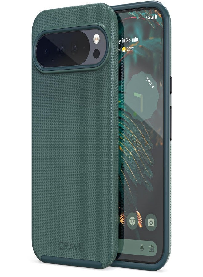 كريف جراب Crave Dual Guard لهاتف Google Pixel 10 Pro XL، جراب مزدوج الطبقات مقاوم للصدمات لهاتف Google Pixel 10 Pro XL - أخضر غابي - Image 1