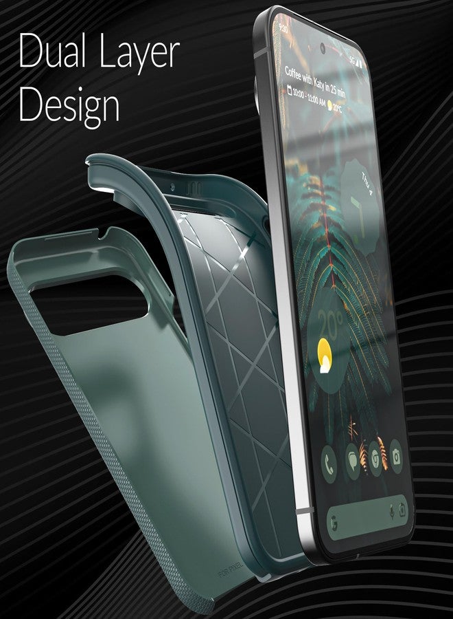 كريف جراب Crave Dual Guard لهاتف Google Pixel 10 Pro XL، جراب مزدوج الطبقات مقاوم للصدمات لهاتف Google Pixel 10 Pro XL - أخضر غابي - Image 4