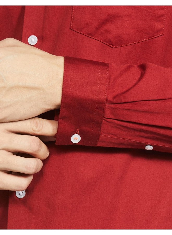 ألين سولي قميص ألين سولي رجالي بقصّة عادية (ASSFQSPF328286_Rust 39) - Image 3