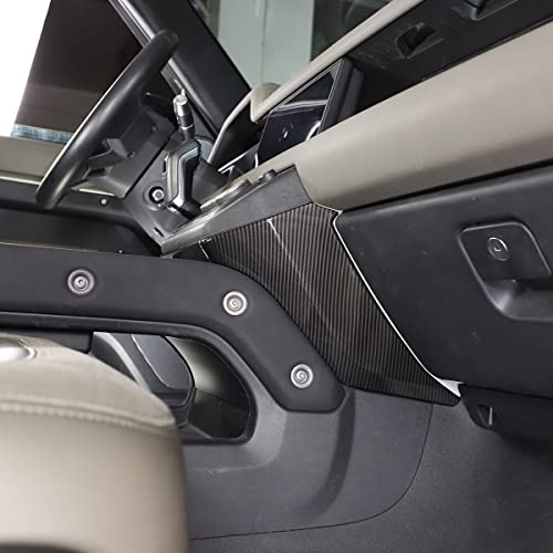 TINKI Auto Center Console Decorative Panel Compatible for Land Rover Defender 90 110 130 2020 2021 2022 2023 Car Indoor Decoration Cover Trim Interior Accessories (Style 1, Carbon Fiber) - Image 4