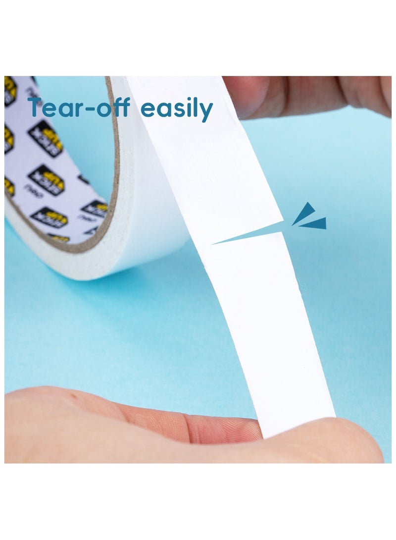 Deli EA364 Double-Sided Tape 18mm×10y, 16 Rolls – ideal for crafts, mounting & office use - Image 3